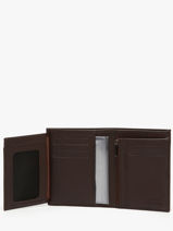 Portefeuille Porte-monnaie Madras Cuir Etrier Marron madras EMAD5016-vue-porte